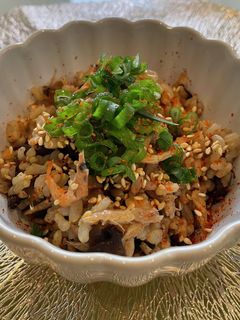 小エビとキクラゲの玄米炊き込みご飯-レシピのメイン写真