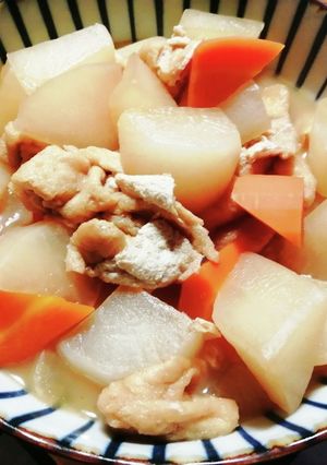 大根とアゲの煮物-レシピのメイン写真