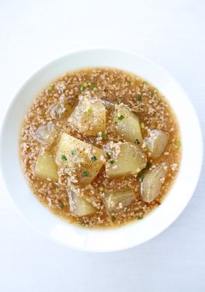 しっかり美味しい【冬瓜の豚そぼろ煮】-レシピのメイン写真