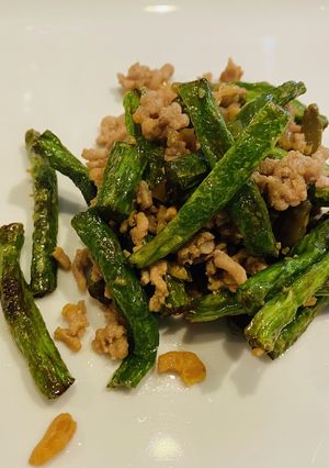 千扁四季豆（いんげんとザーサイの炒め物）-レシピのメイン写真