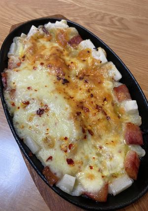 餅とベーコンのチーズ焼き-レシピのメイン写真