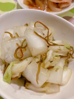 *副菜*シャキっと白菜の昆布漬け-レシピのメイン写真