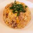 塩豚を使ったネギ炒飯