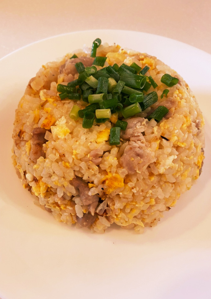 塩豚を使ったネギ炒飯-レシピのメイン写真