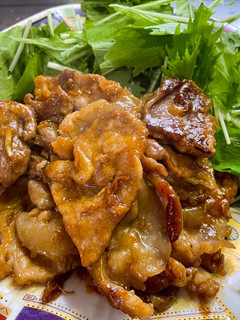 冷凍肉でズボラ飯!豚肉の生姜焼き♪-レシピのメイン写真