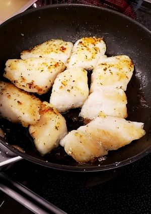 ガーリックバターの白身魚のソテー-レシピのメイン写真