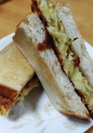 お好み焼きホットトースト-レシピのメイン写真