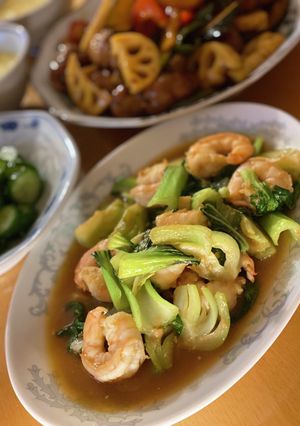 えびと青梗菜炒め-レシピのメイン写真