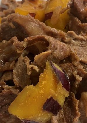 お芋と牛肉の甘辛煮-レシピのメイン写真