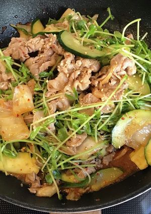 野菜たっぷり☆豚キムチ-レシピのメイン写真