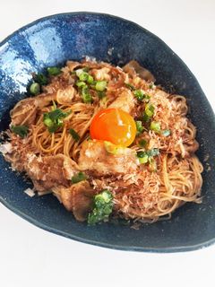 美味しすぎる!豚油そうめん♪-レシピのメイン写真