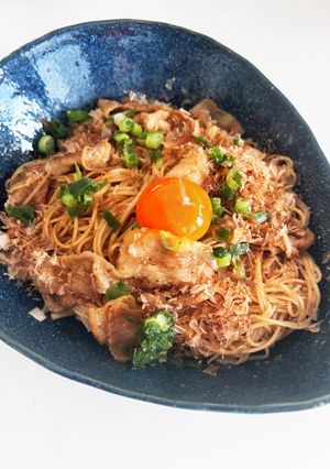 美味しすぎる！豚油そうめん♪-レシピのメイン写真
