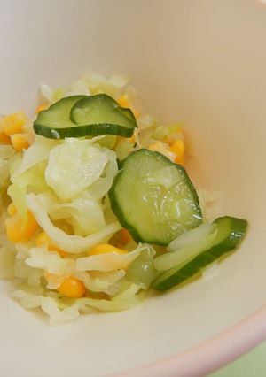 コーンサラダ☆給食メニュー-レシピのメイン写真