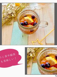 サイリウムで♪ 紅茶ゼリー風ドリンク-レシピのメイン写真