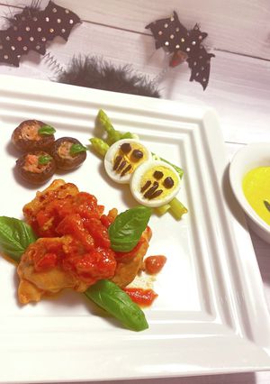 【ポリ袋で簡単】鶏肉のトマト煮込み-レシピのメイン写真