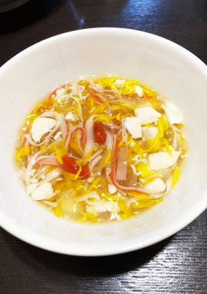 重陽の節句　豆腐の菊花あんかけ-レシピのメイン写真