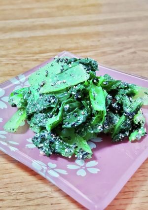 小松菜のごますりにんにくあえ-レシピのメイン写真