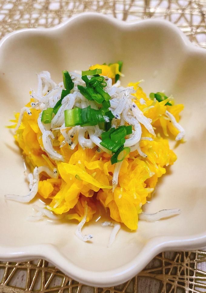 菊の花の和え物　さっぱり　簡単-レシピのメイン写真