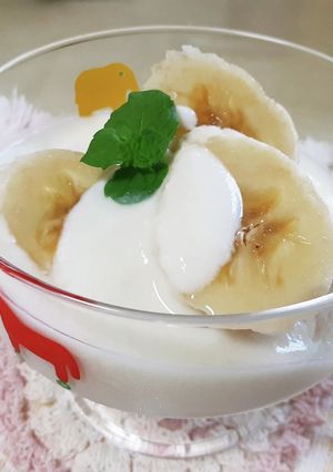 バナナヨーグルト-レシピのメイン写真