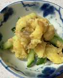 【新島学校給食】じゃがいものゴマ酢和え