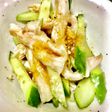 我が家のサラダ(おかずになる梅チョレギ)