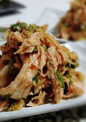 ヘルシー☆鶏むね肉のキムチ和え-レシピのメイン写真