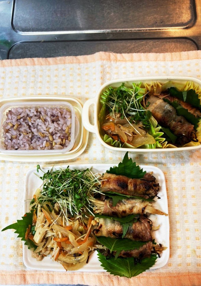新生姜とえのき茸と塩昆布の豚肉巻き-レシピのメイン写真