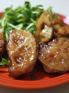 【材料シンプル】蓮根のはさみ焼き-レシピのメイン写真