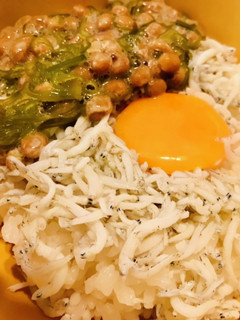 朝活しらすめし-レシピのメイン写真