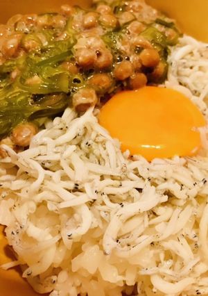 朝活しらすめし-レシピのメイン写真