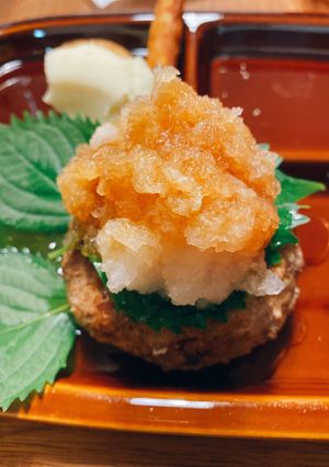 ジューシー☆おろしハンバーグ！大葉添え♪-レシピのメイン写真