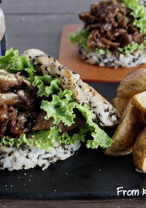 焼肉ライスバーガー★プリンクルテイスト♬-レシピのメイン写真