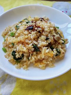 あさりの佃煮と小松菜のチャーハン♪-レシピのメイン写真