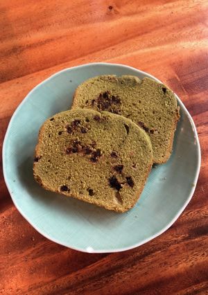 抹茶チョコチップケーキ☆HB-レシピのメイン写真