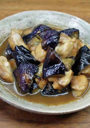 茄子と鶏肉の生姜焼き-レシピのメイン写真