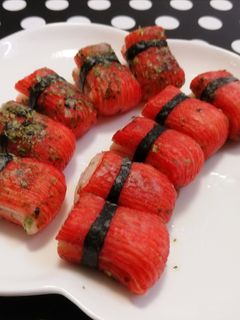 のりカニかま♡お弁当の彩りに✧赤が欲しい-レシピのメイン写真