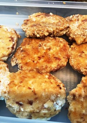 豆腐はんぺんお焼きの醤油グルトソース-レシピのメイン写真