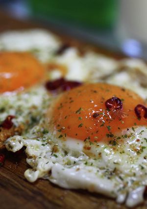 目玉焼きペペロンチーノ-レシピのメイン写真