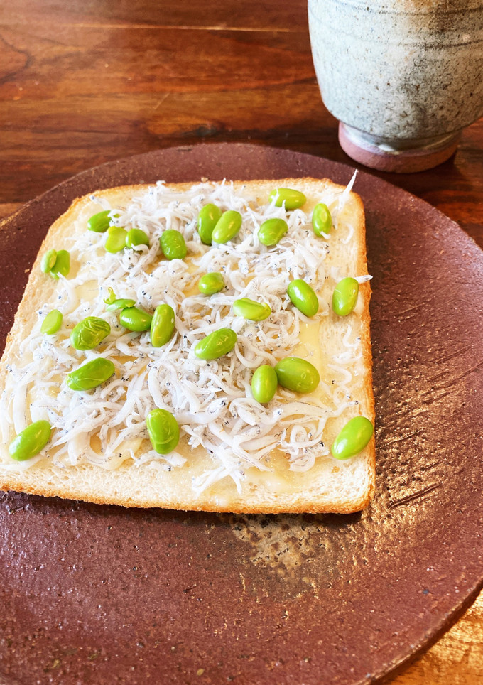 簡単！しらすと枝豆のマヨチーズトースト☆-レシピのメイン写真