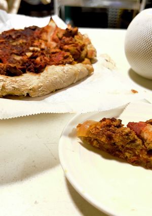 簡単!全粒粉でサバカレーピザ♪-レシピのメイン写真