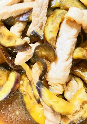 簡単！ごろっと豚肉のなす炒め-レシピのメイン写真