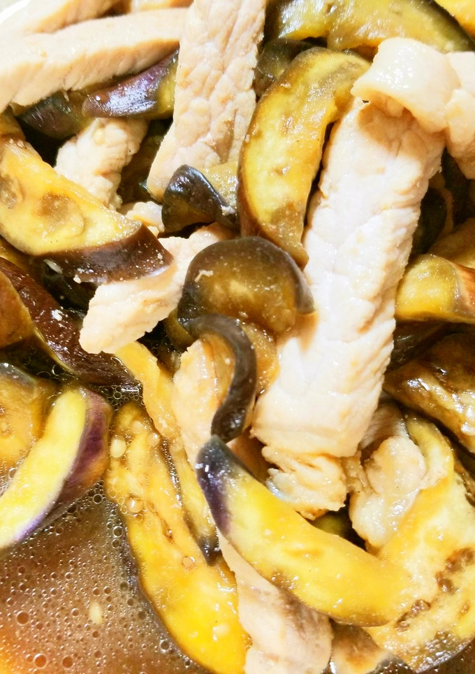 簡単！ごろっと豚肉のなす炒め-レシピのメイン写真