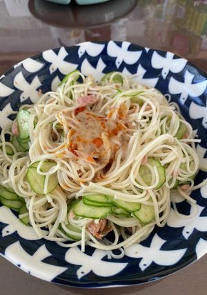 最速サラダ温麺-レシピのメイン写真