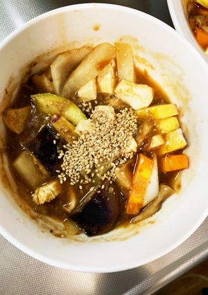 肉無簡単まろやか梅パスタ味春雨炒め煮-レシピのメイン写真