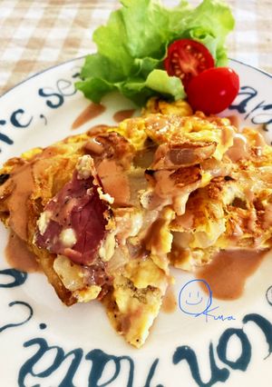 ★残りもので★スパニッシュオムレツ風-レシピのメイン写真