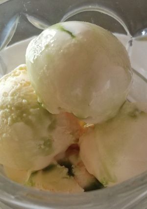 お月見まん丸アイスクリーム♪-レシピのメイン写真
