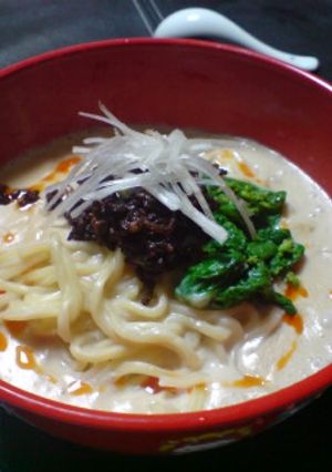 濃厚豆乳「スゴイダイズ」でお手軽担々麺♪-レシピのメイン写真