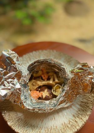食欲の秋♪きのこたっぷり鮭のホイル焼き-レシピのメイン写真