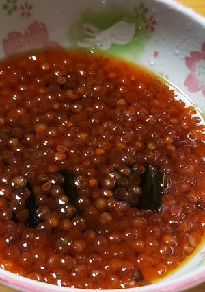 簡単♪美味しい♪筋子の醤油漬け(^-^)-レシピのメイン写真