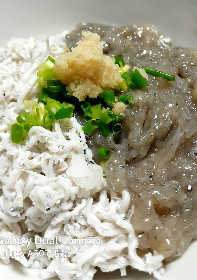 半沖漬け、釜揚げしらす丼-レシピのメイン写真
